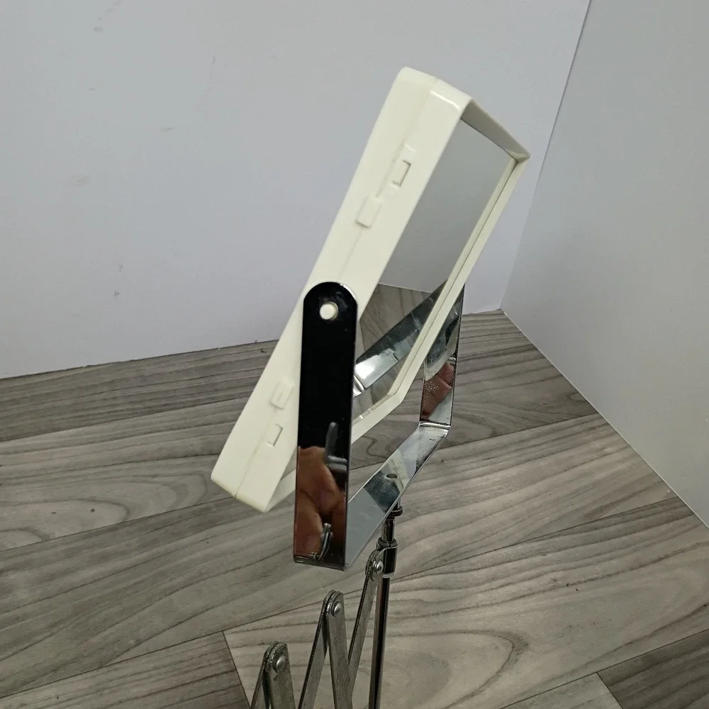 Vintage Telescoping Magnifying‎ Mirror Wall Mount Widmere Shaving Makeup Mirror
